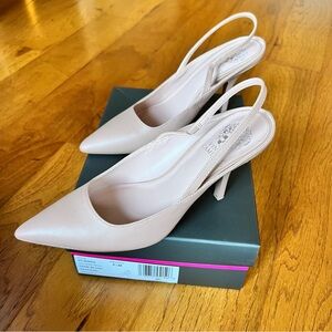 Vince Camuto Elegant dark Blush Slingback Heels